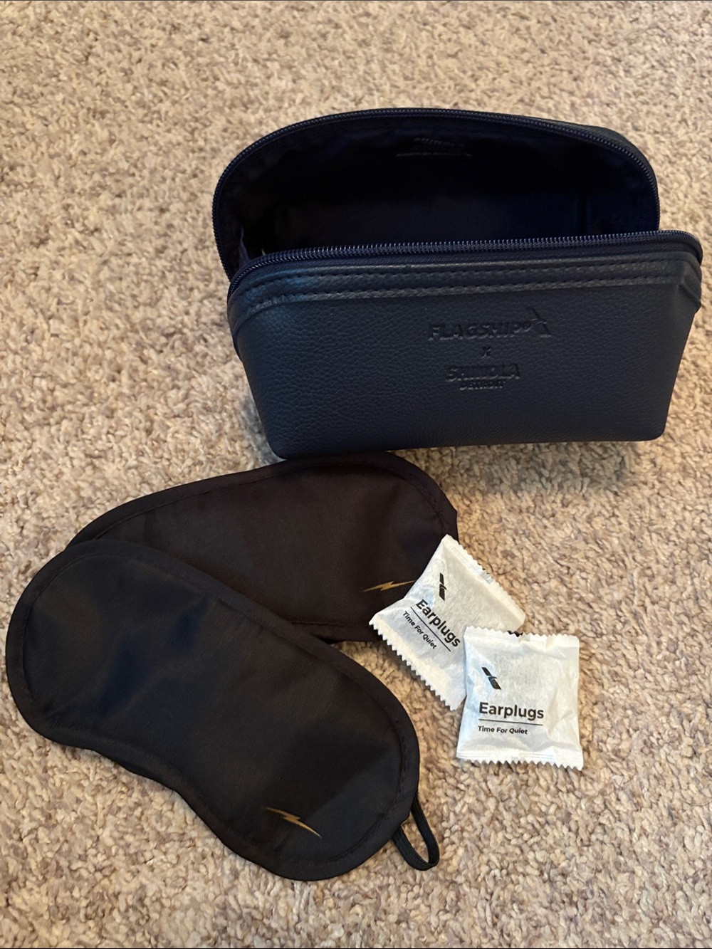 Flagship x Shinola Travel Sleep Kit with Eye Masks & Earplugs